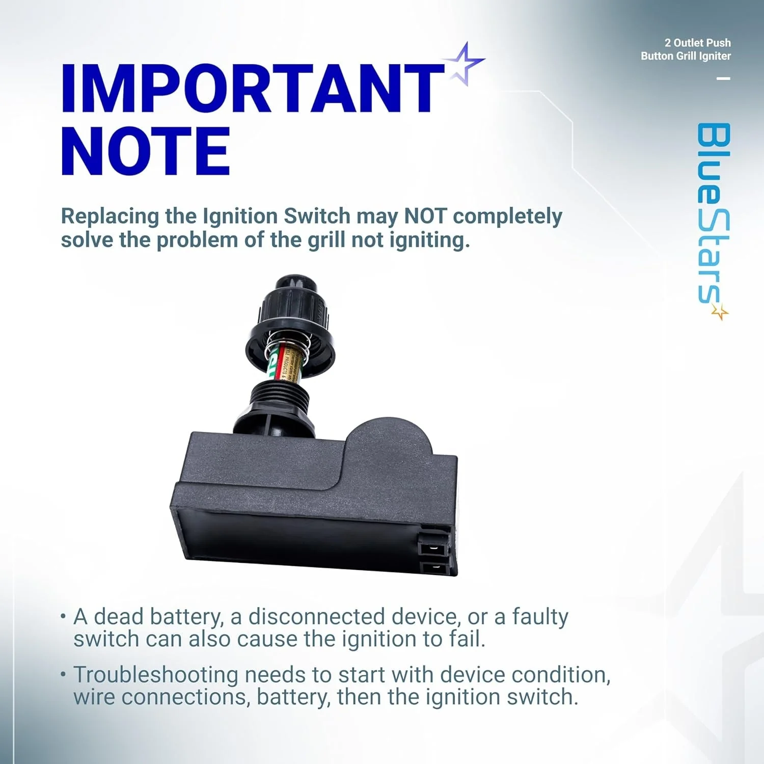 DHLG-12 2 Outlet Push Button Grill Ignitor - Image 5