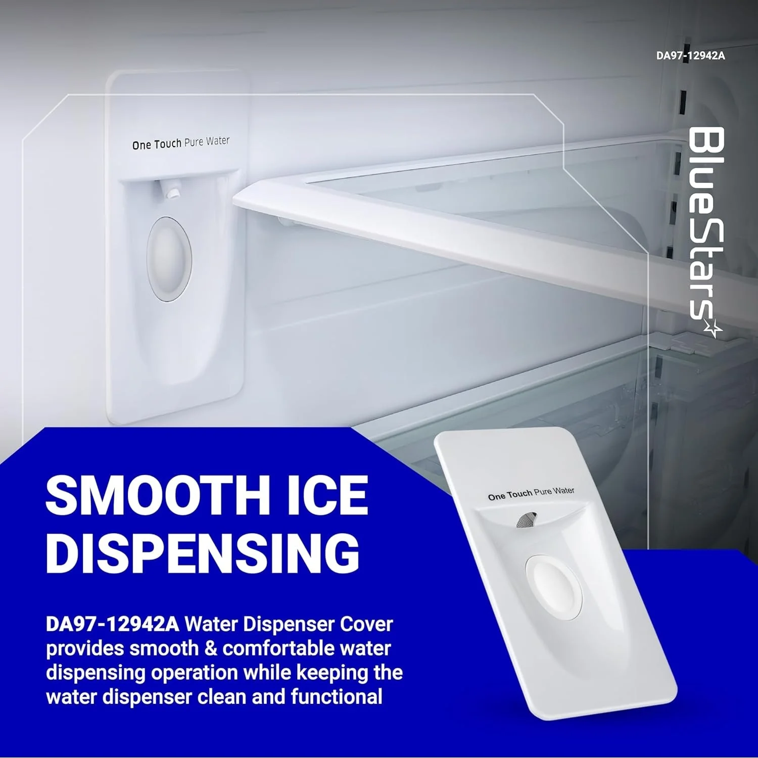 DA97-12942A Assy Dispenser Cover - For Samsung Refrigerators - Image 4