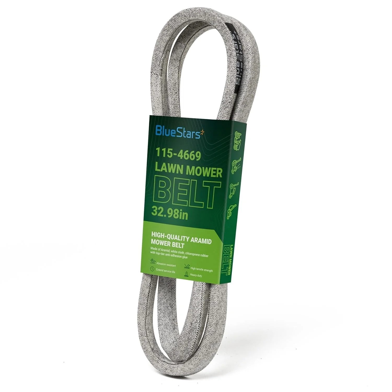 115-4669 Drive Belt | Fits 22" Toro Recycler Lawn Mower | Aramid Cord | 32.98"