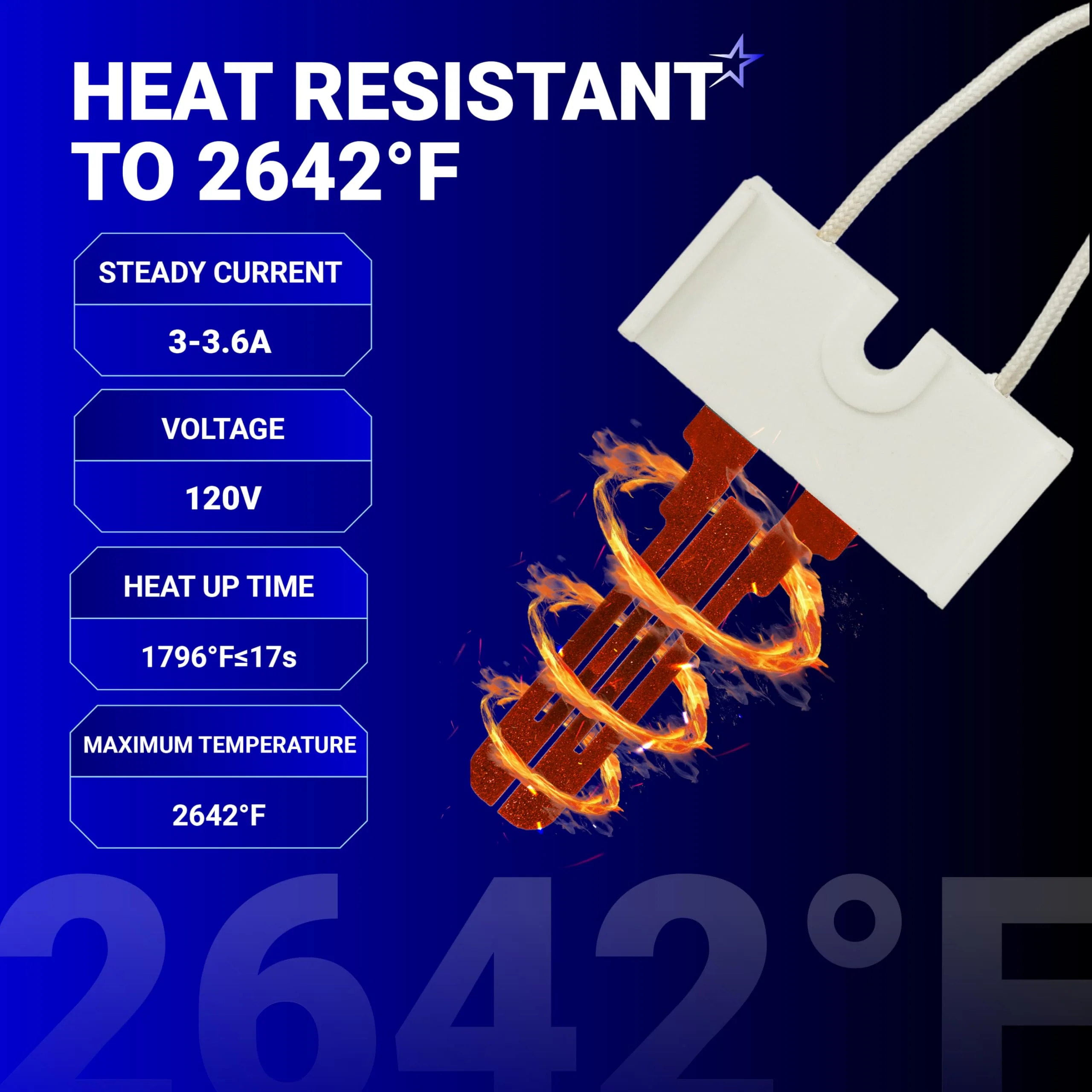 338906 Gas Dryer Flame Sensor & 279311 Igniter & 279834 Gas Valve Solenoid Coils for Whirlpool Kenmore Maytag Dryers - Image 4