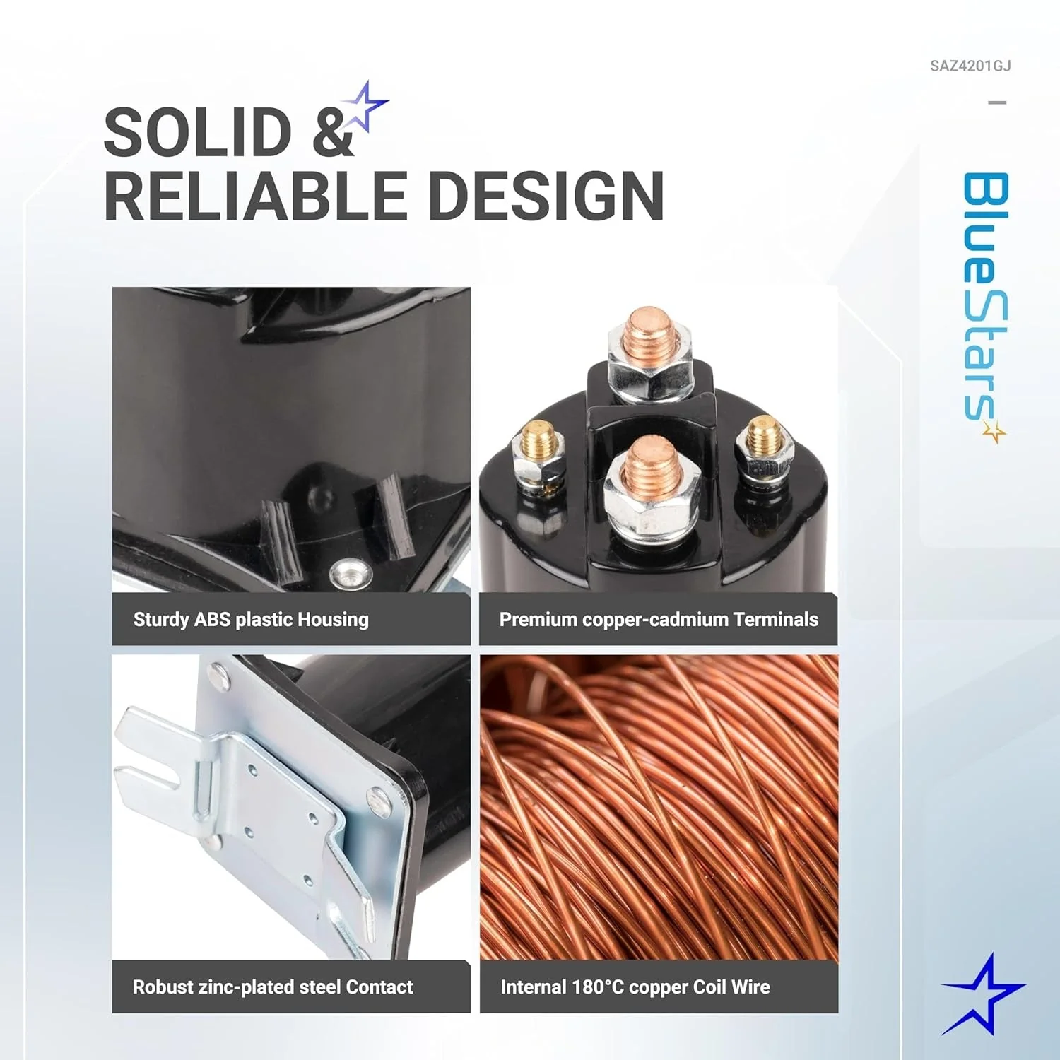 Dump Trailer Solenoid 12V 4 Terminal 100A Intermittent Duty - Image 3