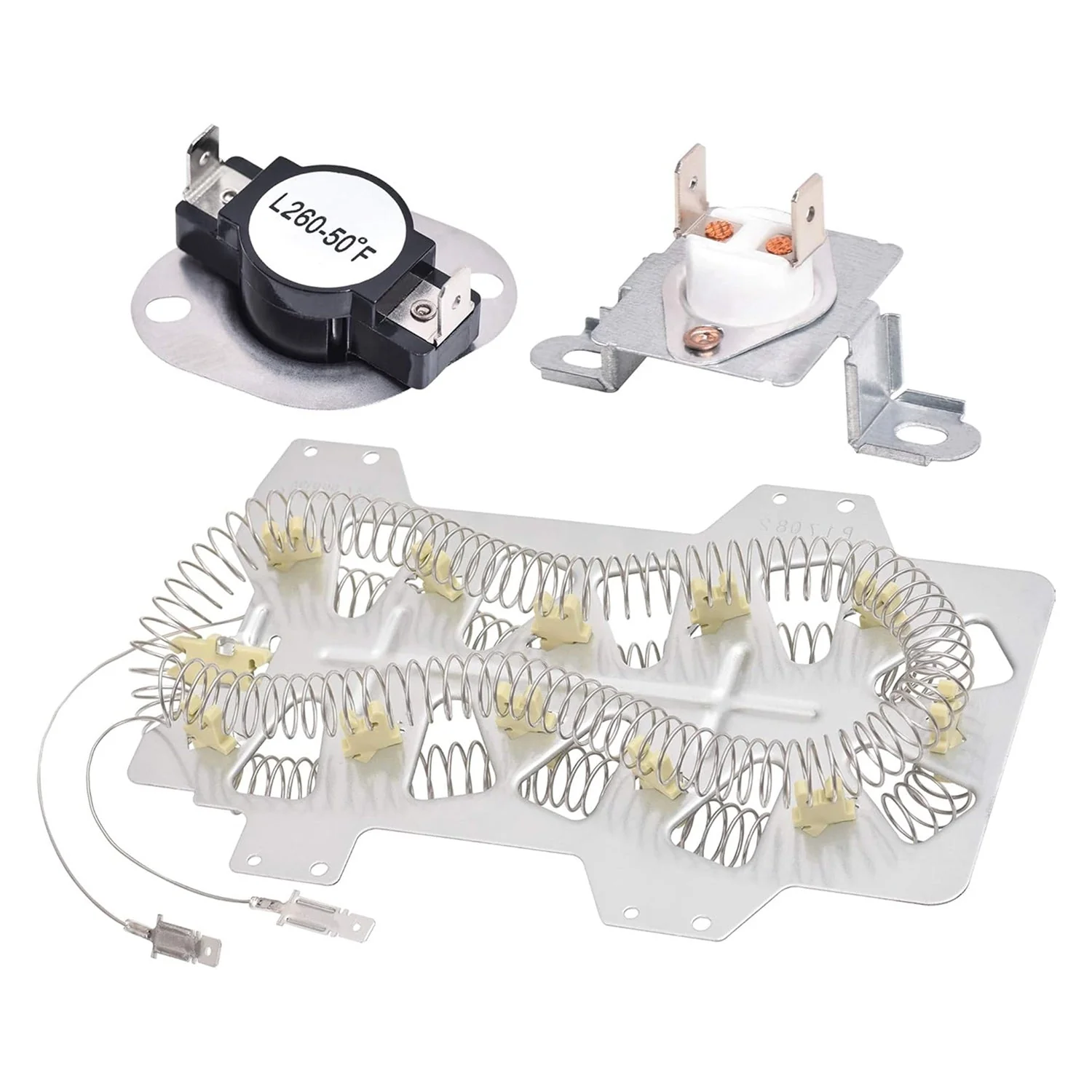 DC47-00019A Dryer Heating Element DC47-00018A Thermostat DC96-00887A Thermal Fuse for Samsung Dryers