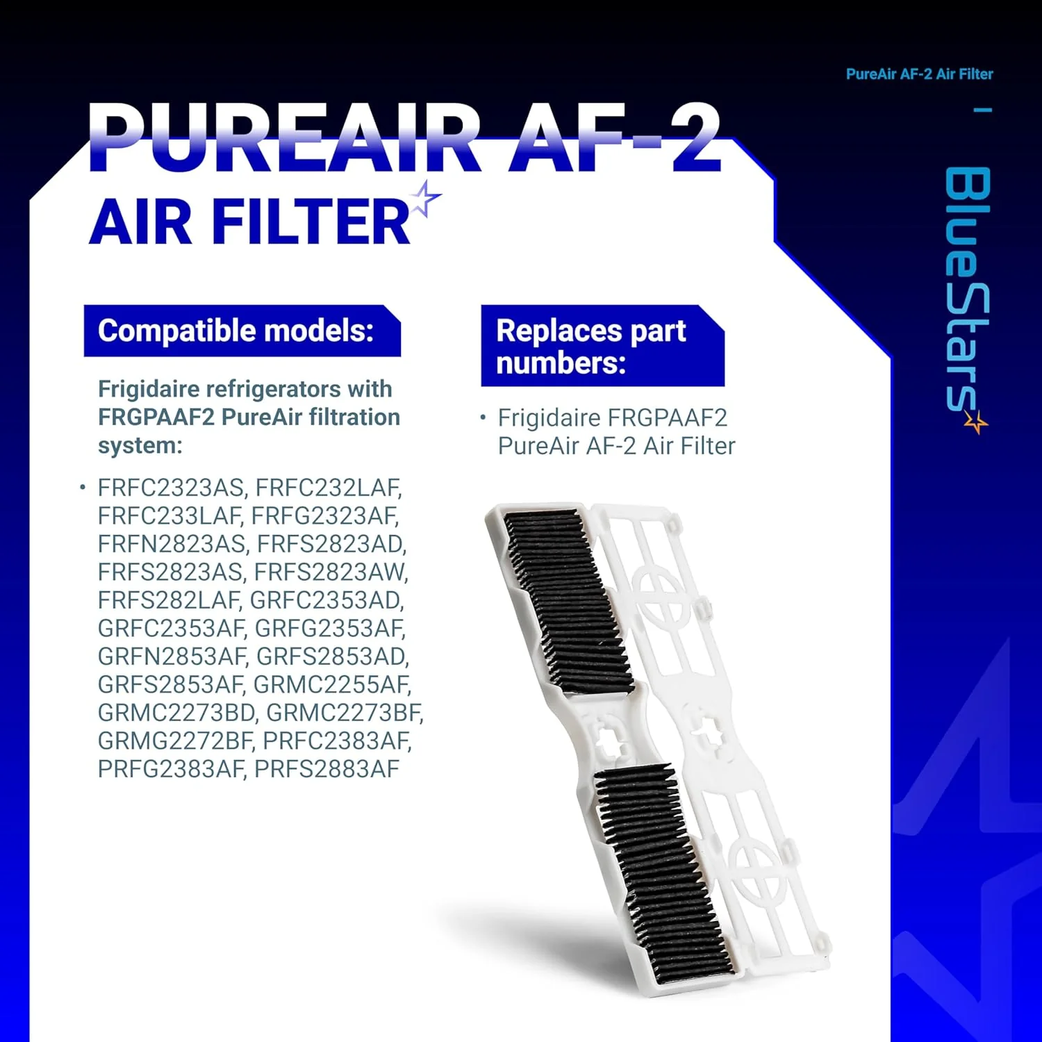FRGPAAF2 PureAir AF-2 Refrigerator Air Filter - For Frigidaire - 6 Pack - Image 3