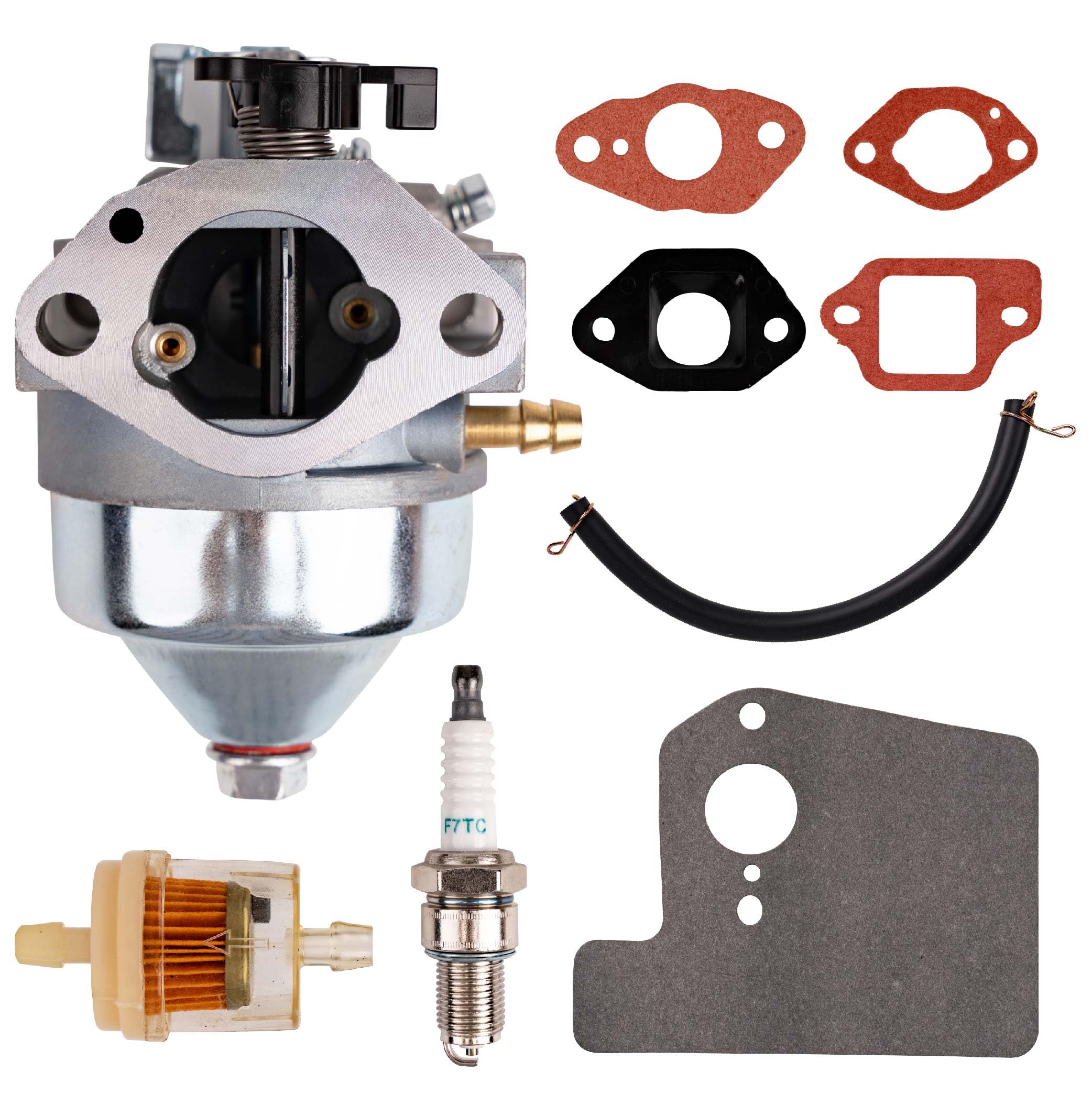GCV190 HRX217 Carburetor Kit - Fits Honda GCV190 GCV190LA GCV190A Engine HRX217 Lawn Mower