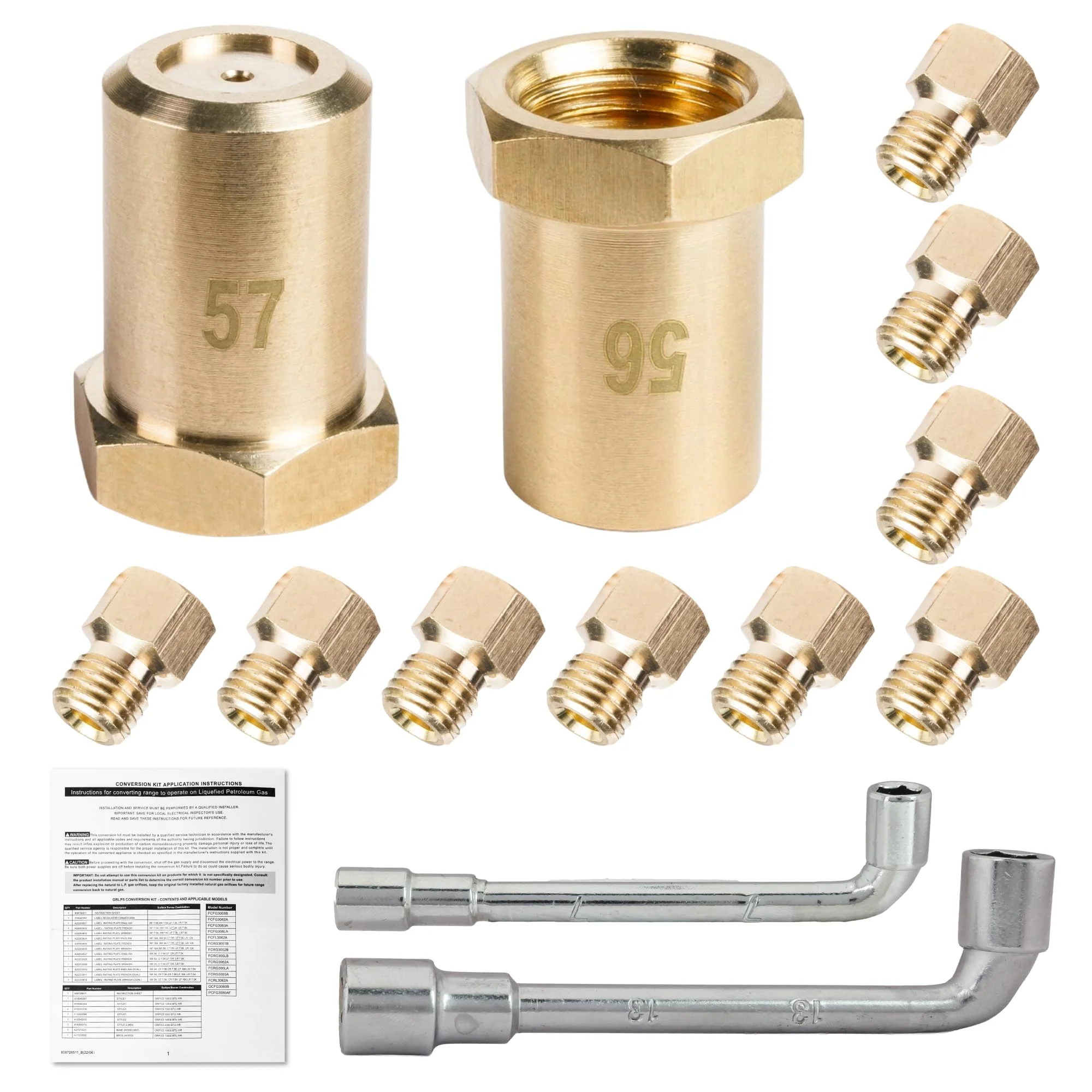 GRLP5 LP Gas Conversion Kit for Frigidaire Gas Range - Natural Gas to Propane LPG Conversion Kit