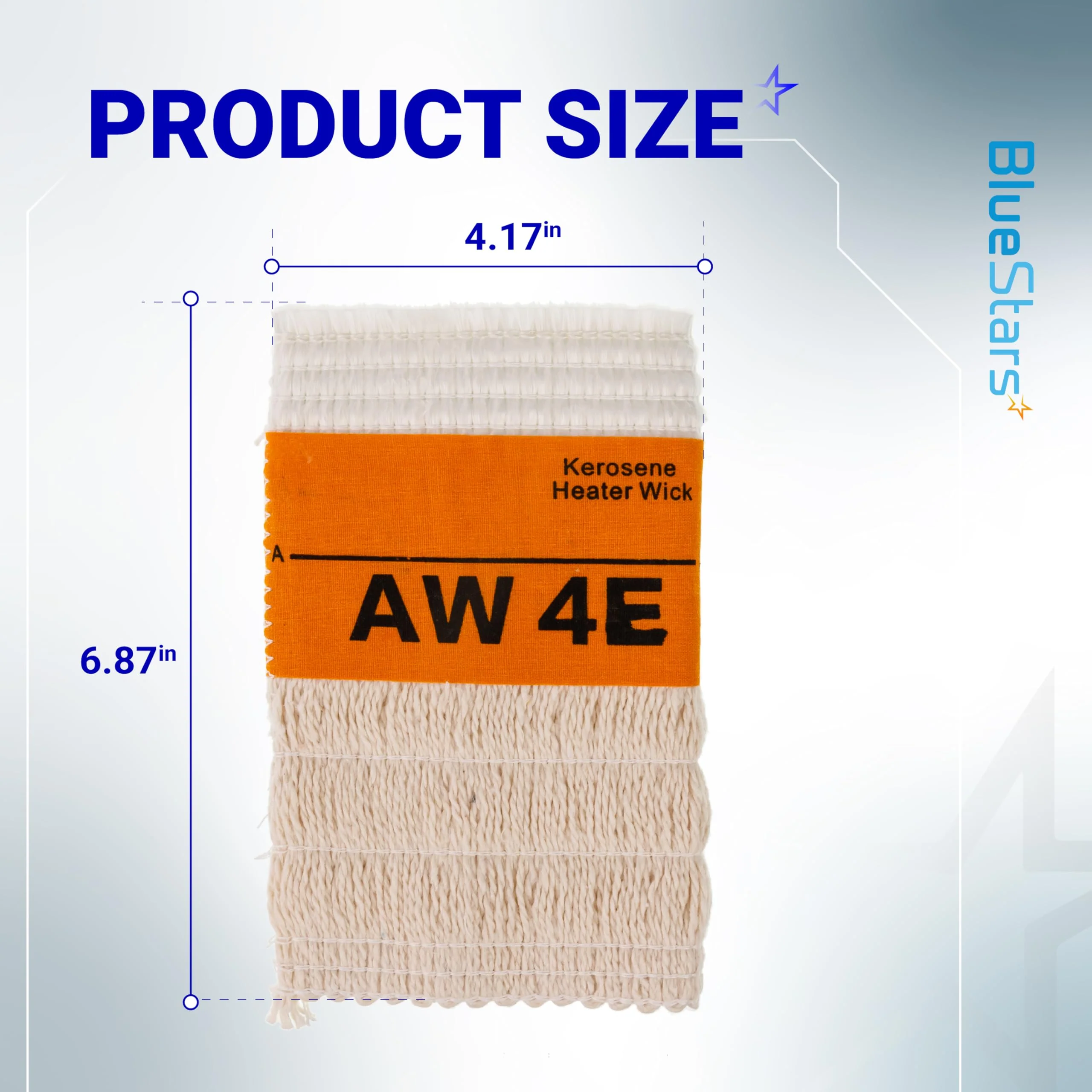 Heater Wick AW4E - For Sengoku HMN-110 KeroHeat CTN-110 Heatmate HMN-110 Mega Heat MGN-110 (#4308953) - Replacement American Wick #4E - 2 Pack - Image 2
