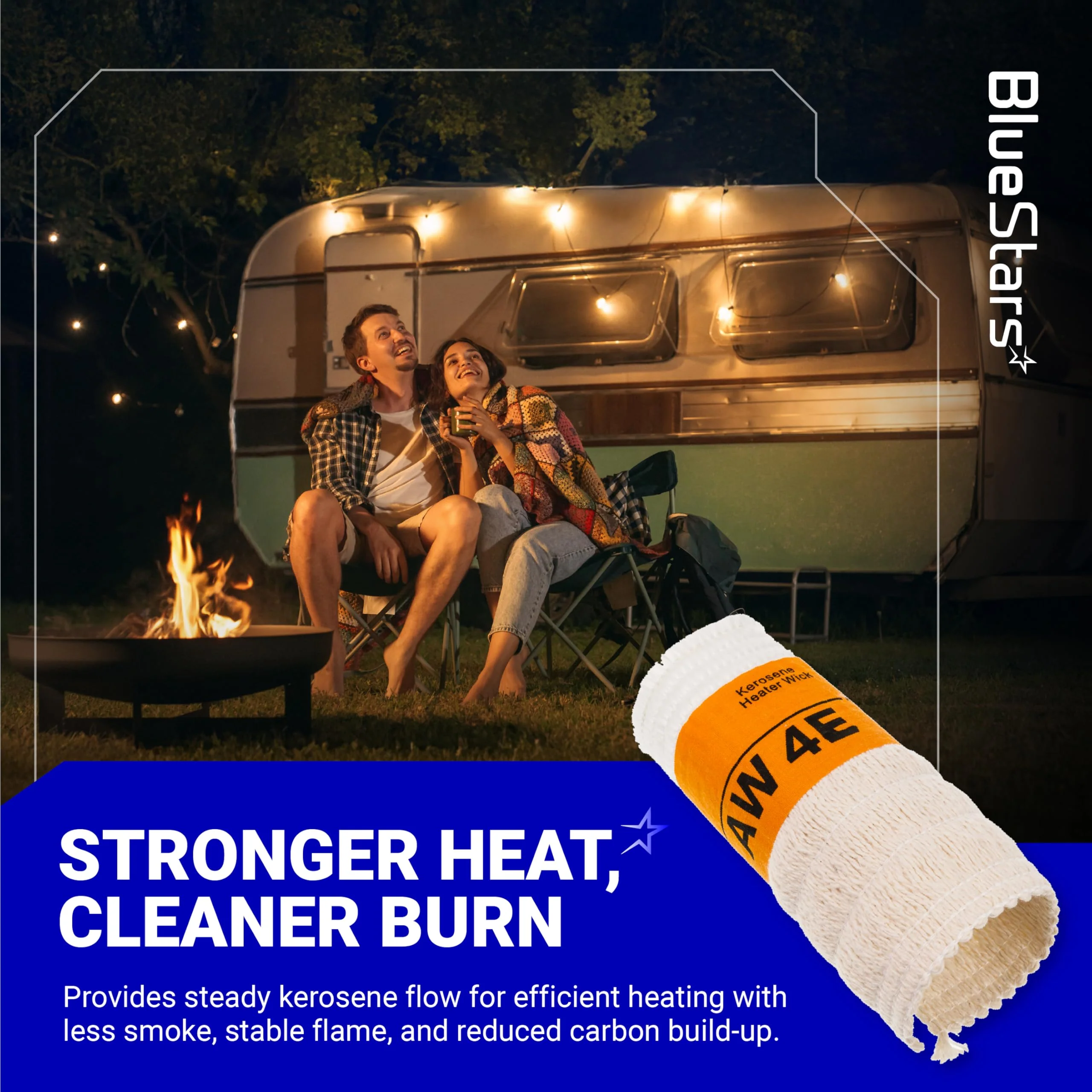 Heater Wick AW4E - For Sengoku HMN-110 KeroHeat CTN-110 Heatmate HMN-110 Mega Heat MGN-110 (#4308953) - Replacement American Wick #4E - 2 Pack - Image 4