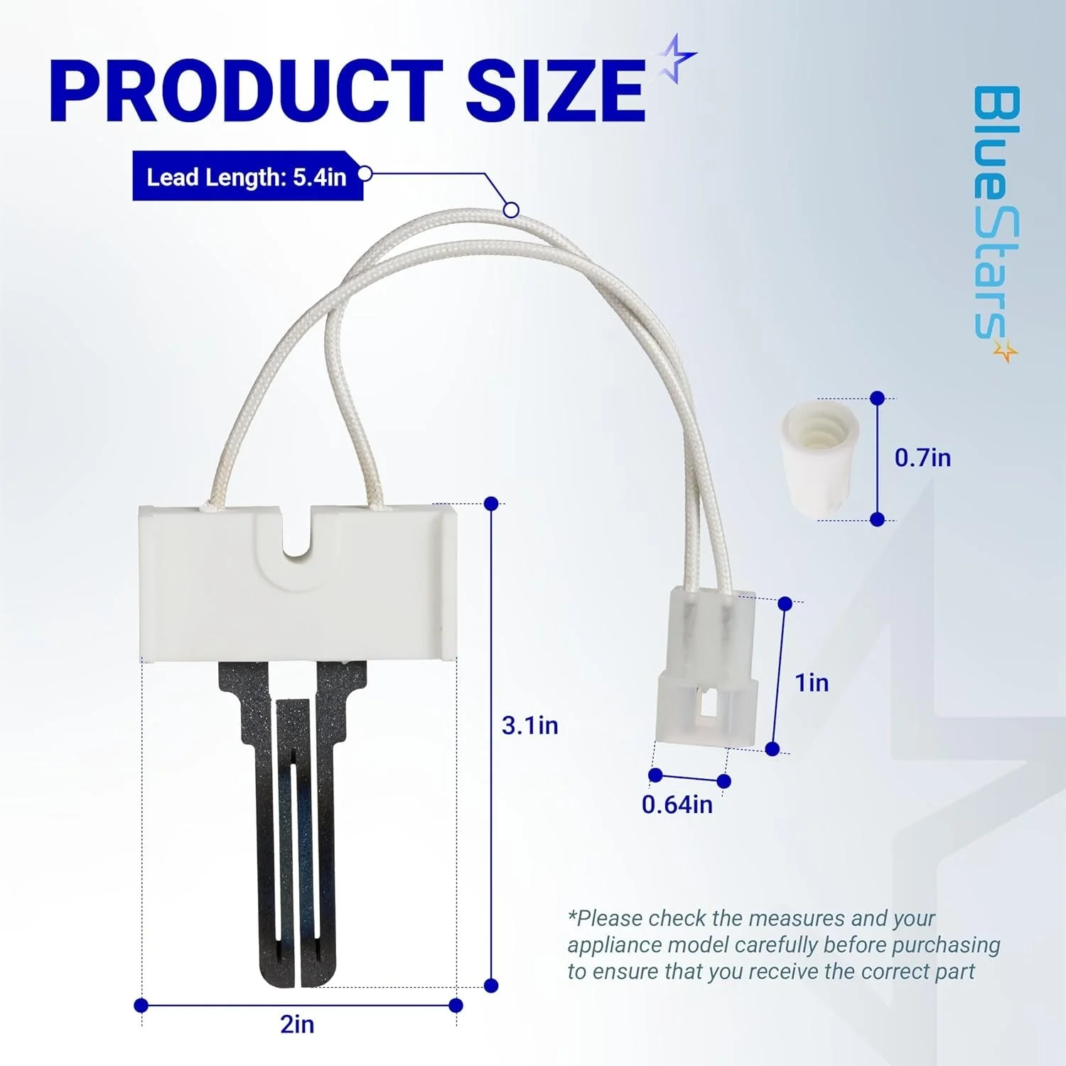 LH33ZS004 Furnace Igniter Hot Surface Ignitor - Image 2