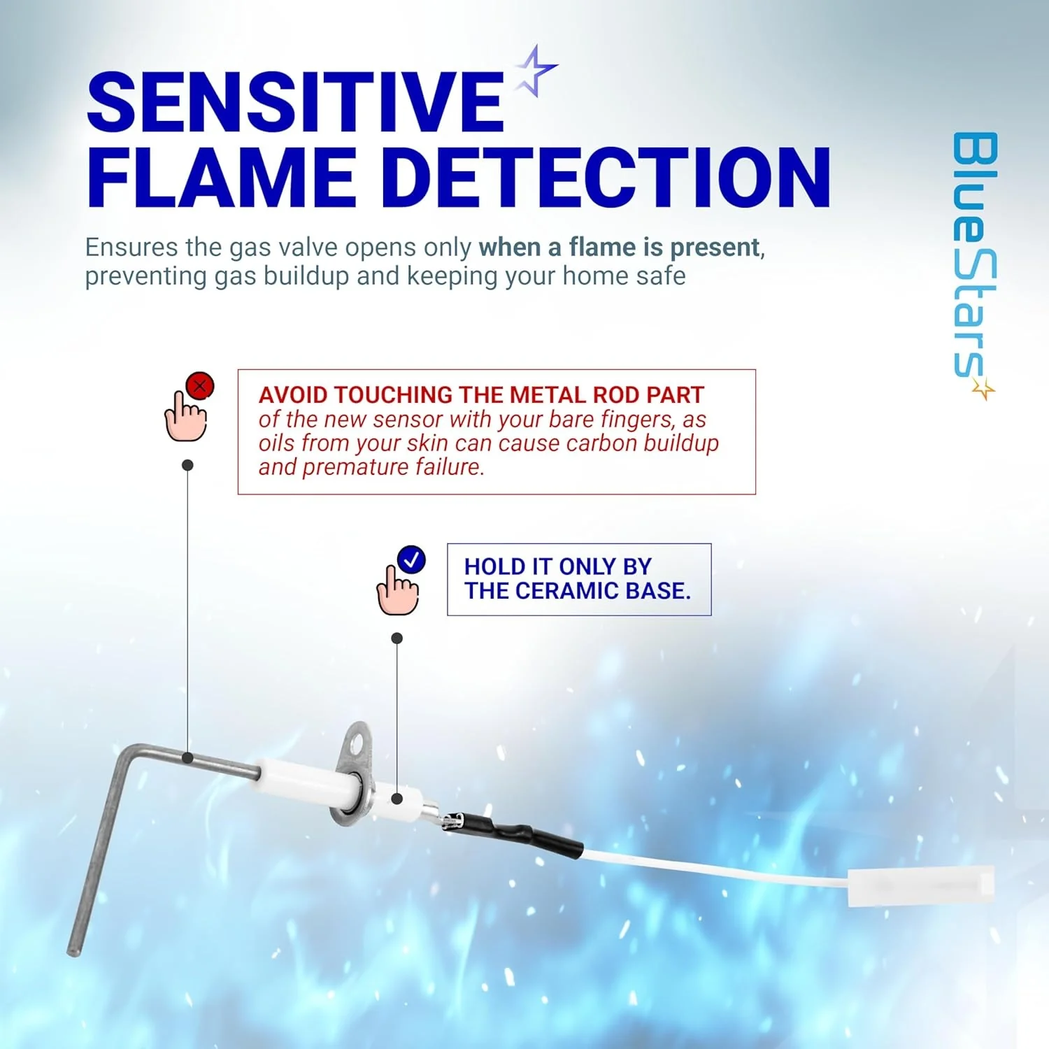 LH680014 LH680534 Furnace Flame Sensor - For Carrier Bryant Payne Day & Night Furnaces - Image 4