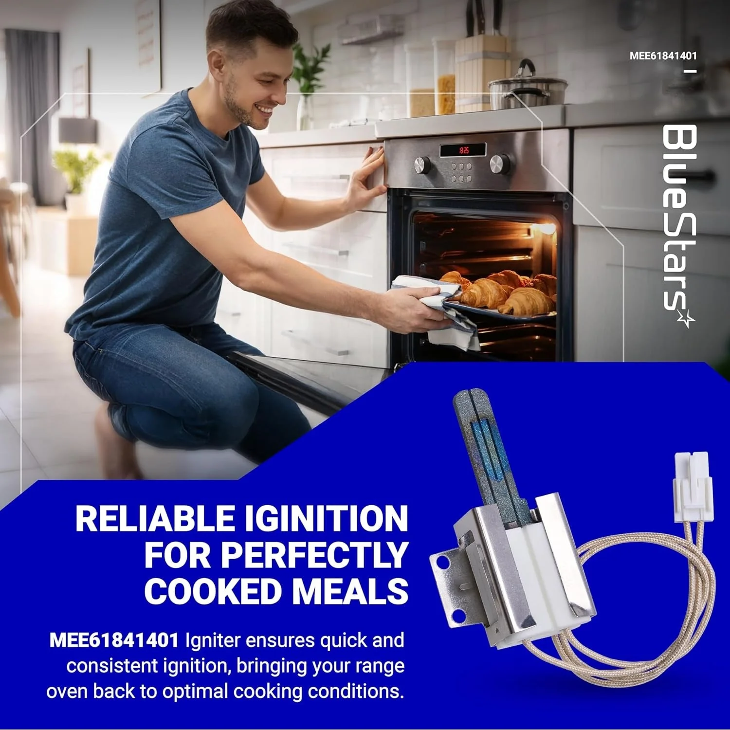 MEE61841401 Range Oven Igniter for LG Gas Range models LRG LSS LDG LSG LTG - Image 3