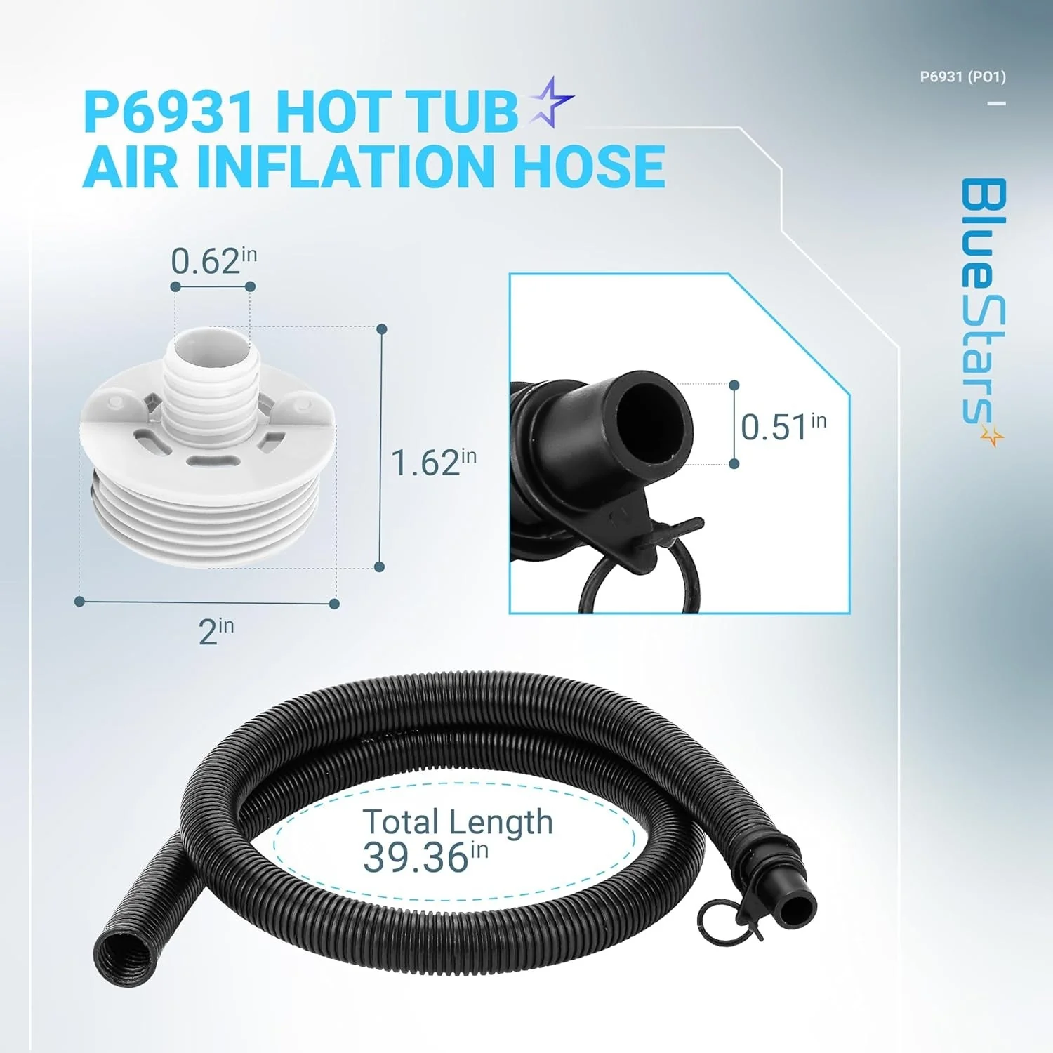 P6931 Air Inflation Hose Pipe - Image 2