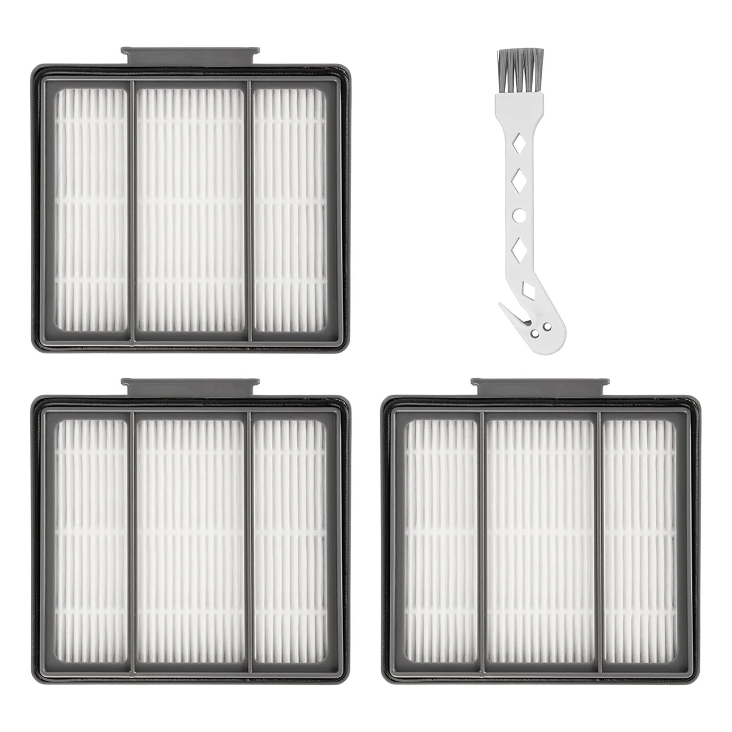 RVFFK950 HEPA Filters Replacement for Shark ION Robot R85, RV850, RV700_N, RV720_N, and IQ Robot - 3 Pack