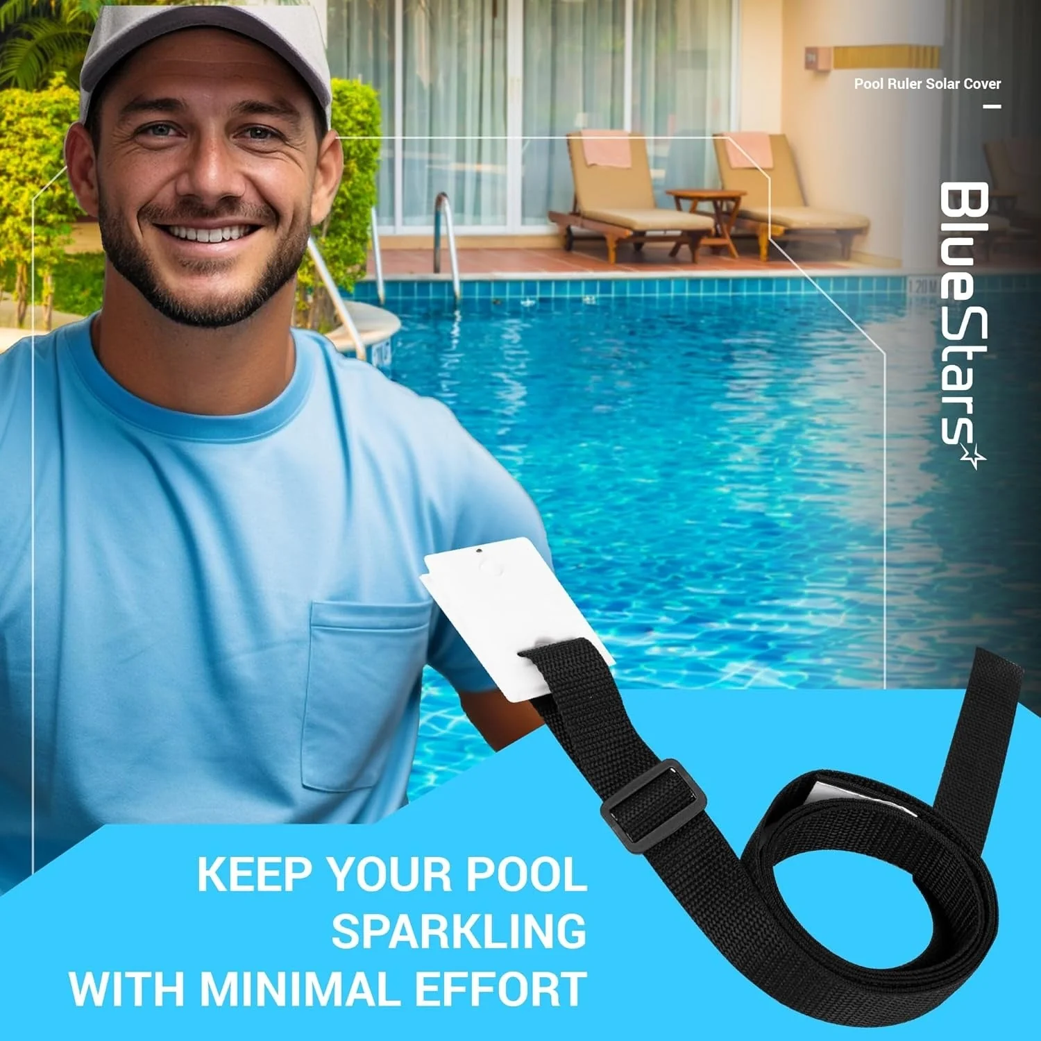 Solar Cover Reel Attachment Kit for Inground Pools - For Nylon Straps - Includes 8 Adhesive Straps & Tabs, 8 Cord Plates, 8 Buckles - Image 6
