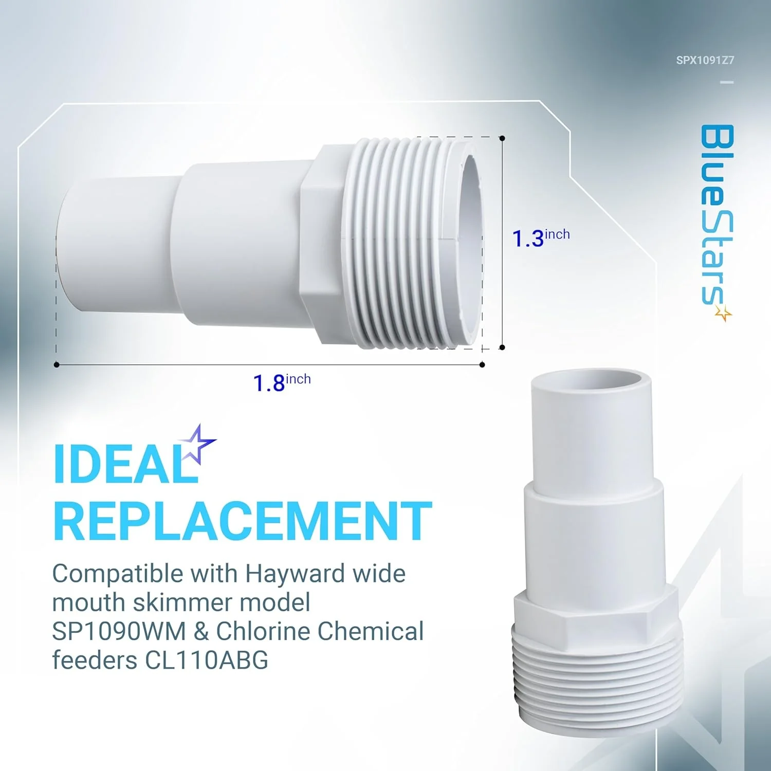 SPX1091Z7 SPX1091Z4 Universal Combo Pool Hose Adapter - 4 Pack - Image 3