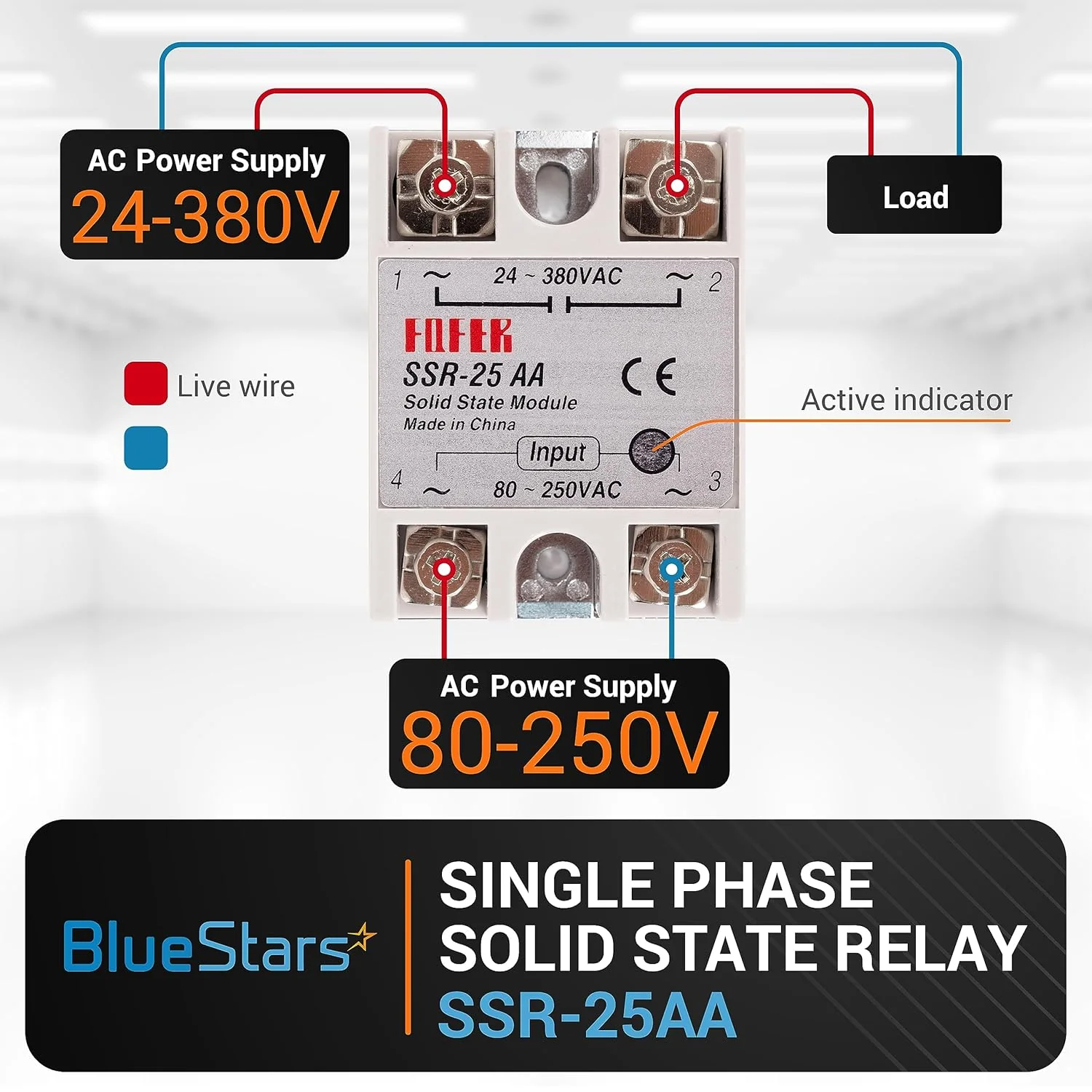 SSR-25AA AC to AC Solid State Relay - Image 2