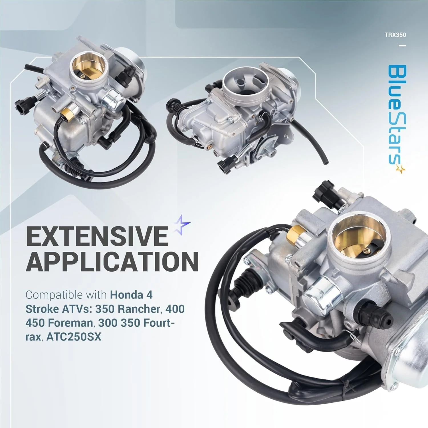 TRX350 Carburetor Kit Honda Rancher - Image 6