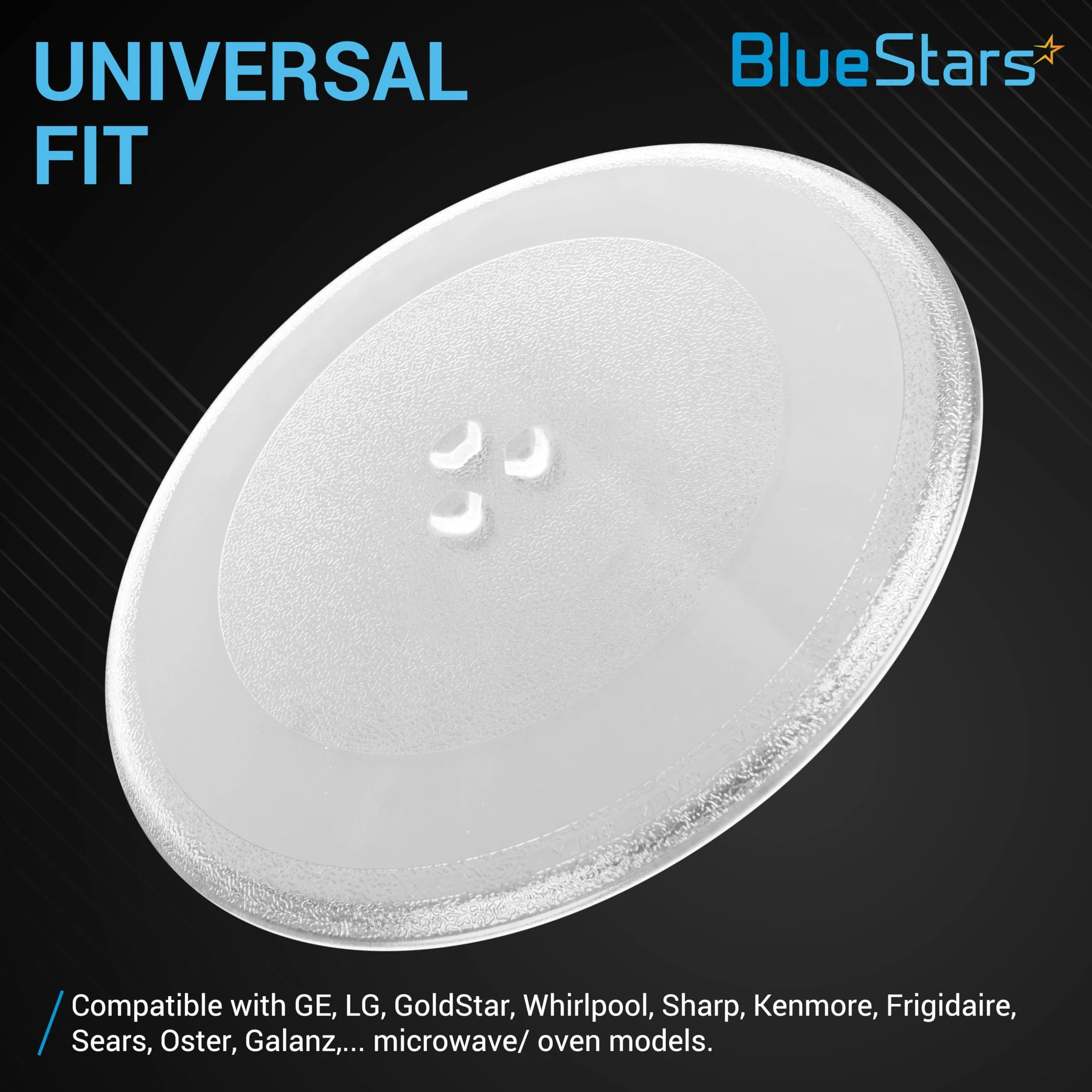12.75" / 32.5cm Microwave Glass Plate for GE LG Kenmore Sears Microwave Glass Tray - Image 5