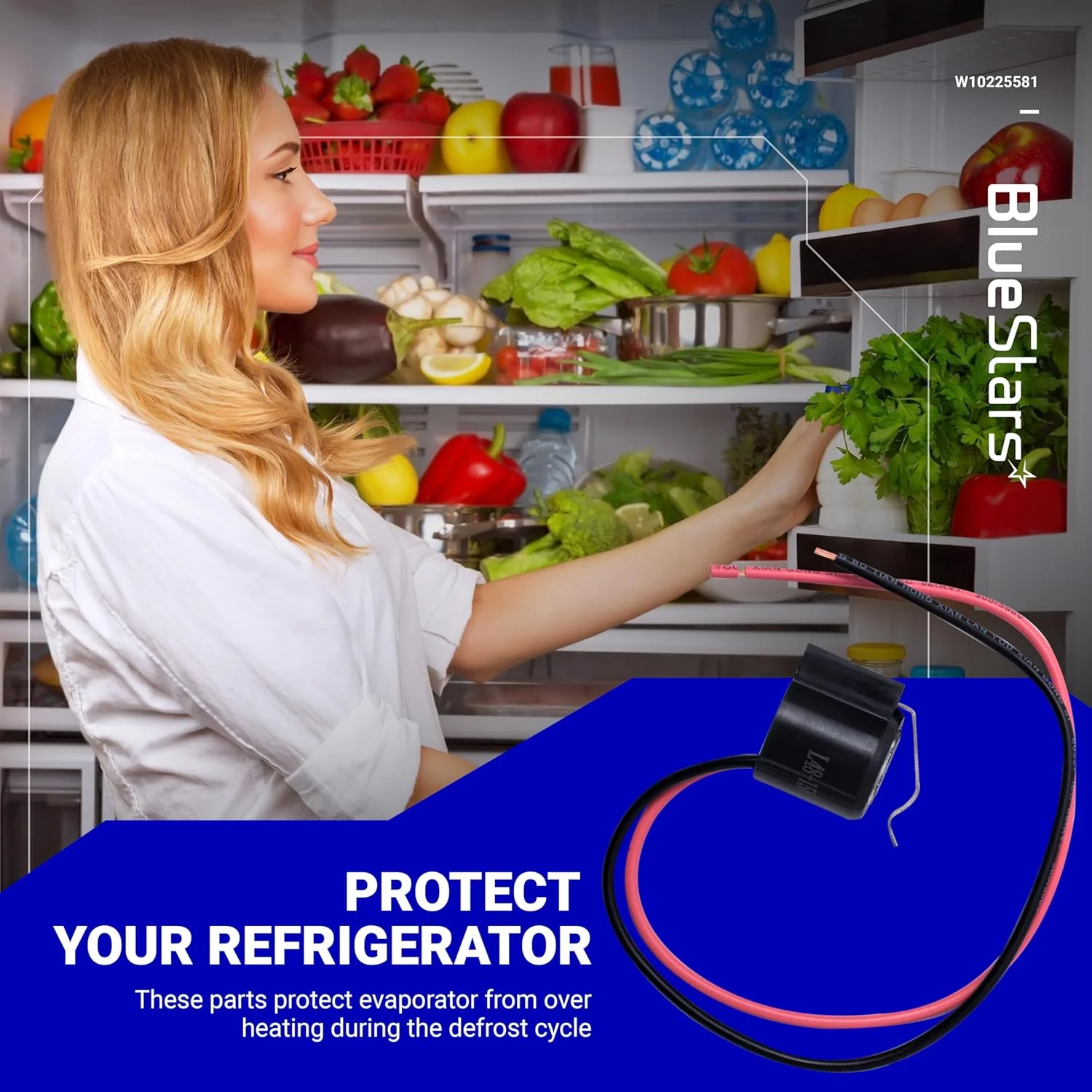 W10225581 Refrigerator Bimetal Defrost Thermostat for Whirlpool Kenmore - Image 4