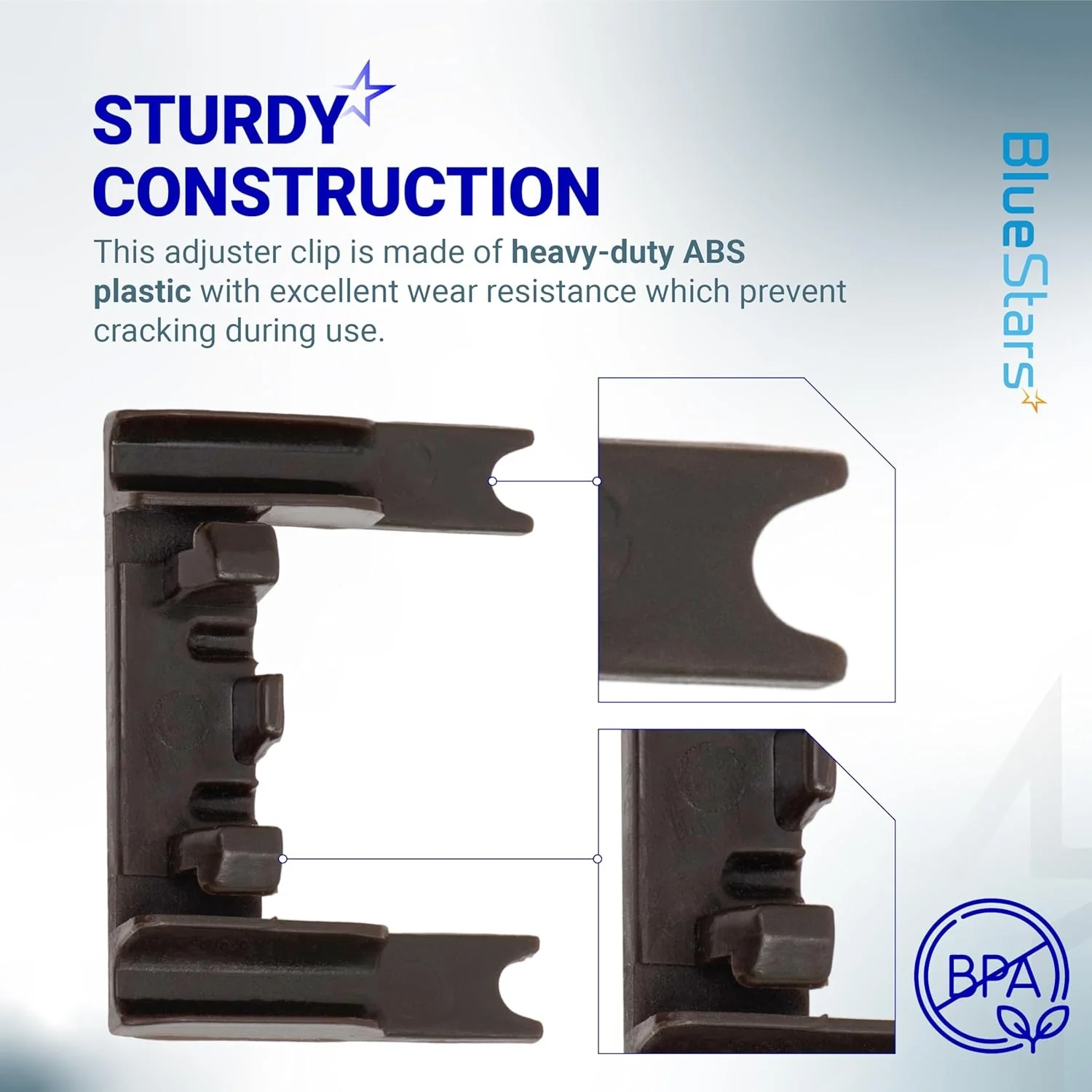 W10250160 Rack Adjuster Arm Clip-lock - For Whirlpool Kenmore KitchenAid Jenn-Air Dishwashers - 2 Pack - Image 4