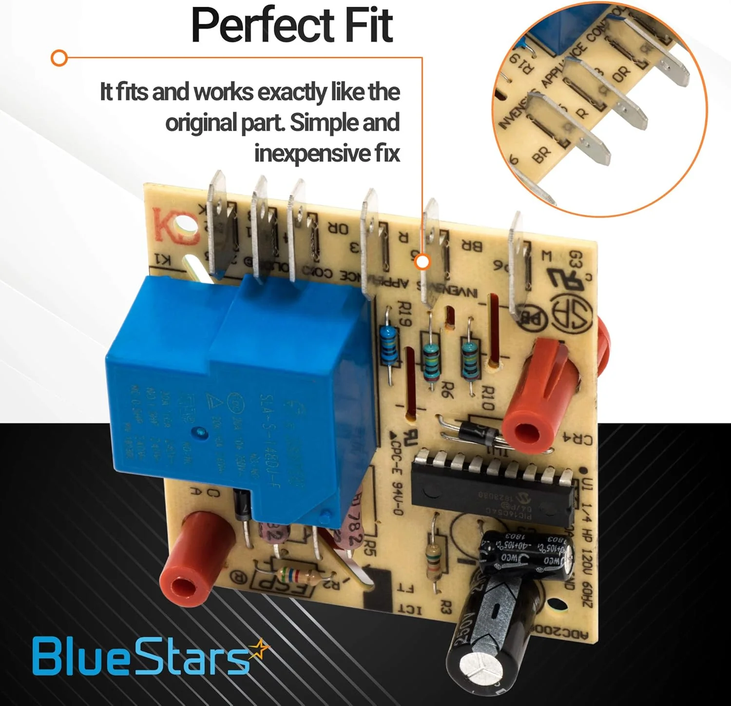 W10352689 Refrigerator Main Control Board 4388931 Adaptive Defrost Board for Whirlpool Kenmore Maytag - Image 5
