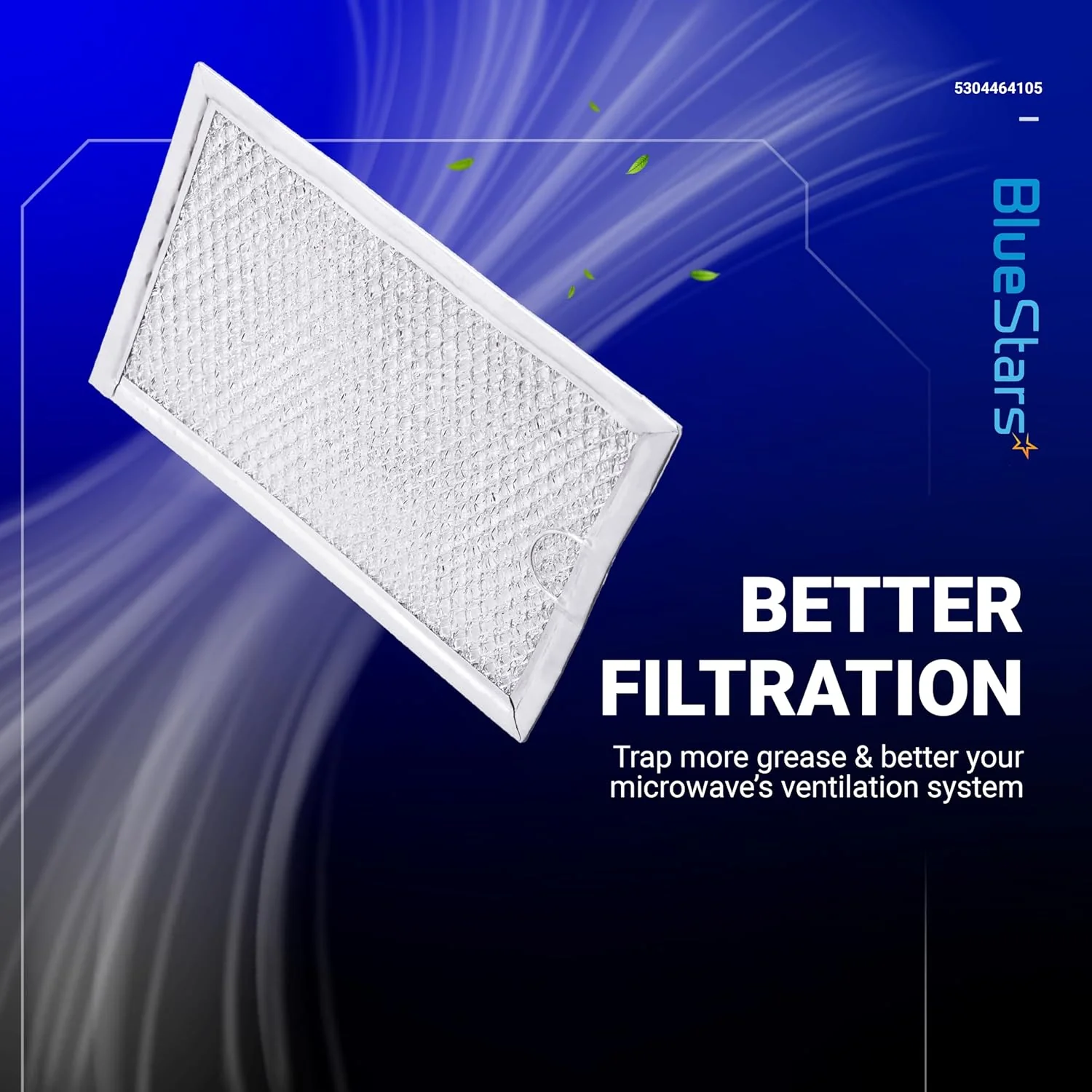 WB06X10608 5304464105 Microwave Grease Filter 5" x 7-5/8" Replacement - For Frigidaire GE Microwaves - Image 4