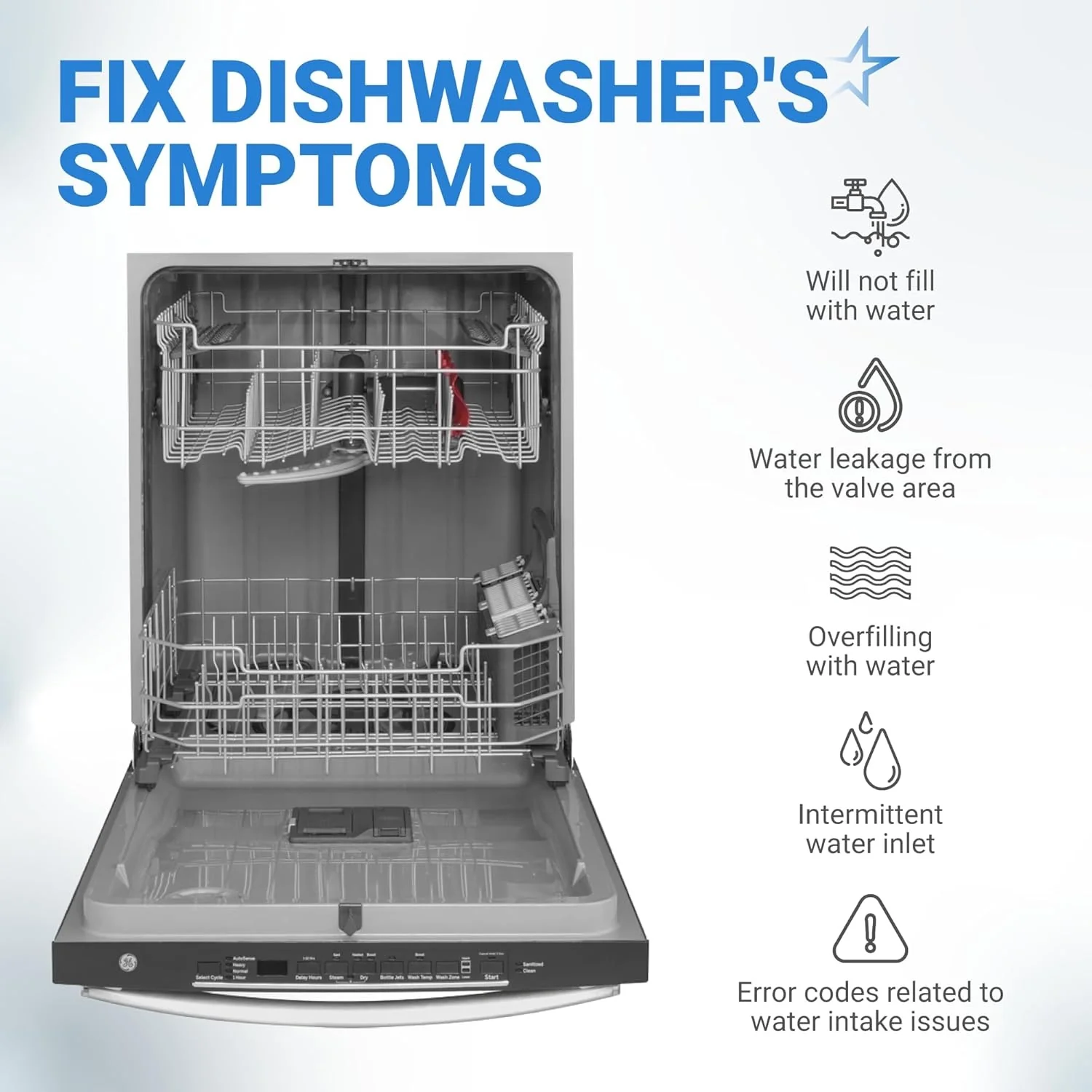 WD15X26078 Dishwasher Water Inlet Valve for GE Dishwashers - Image 8
