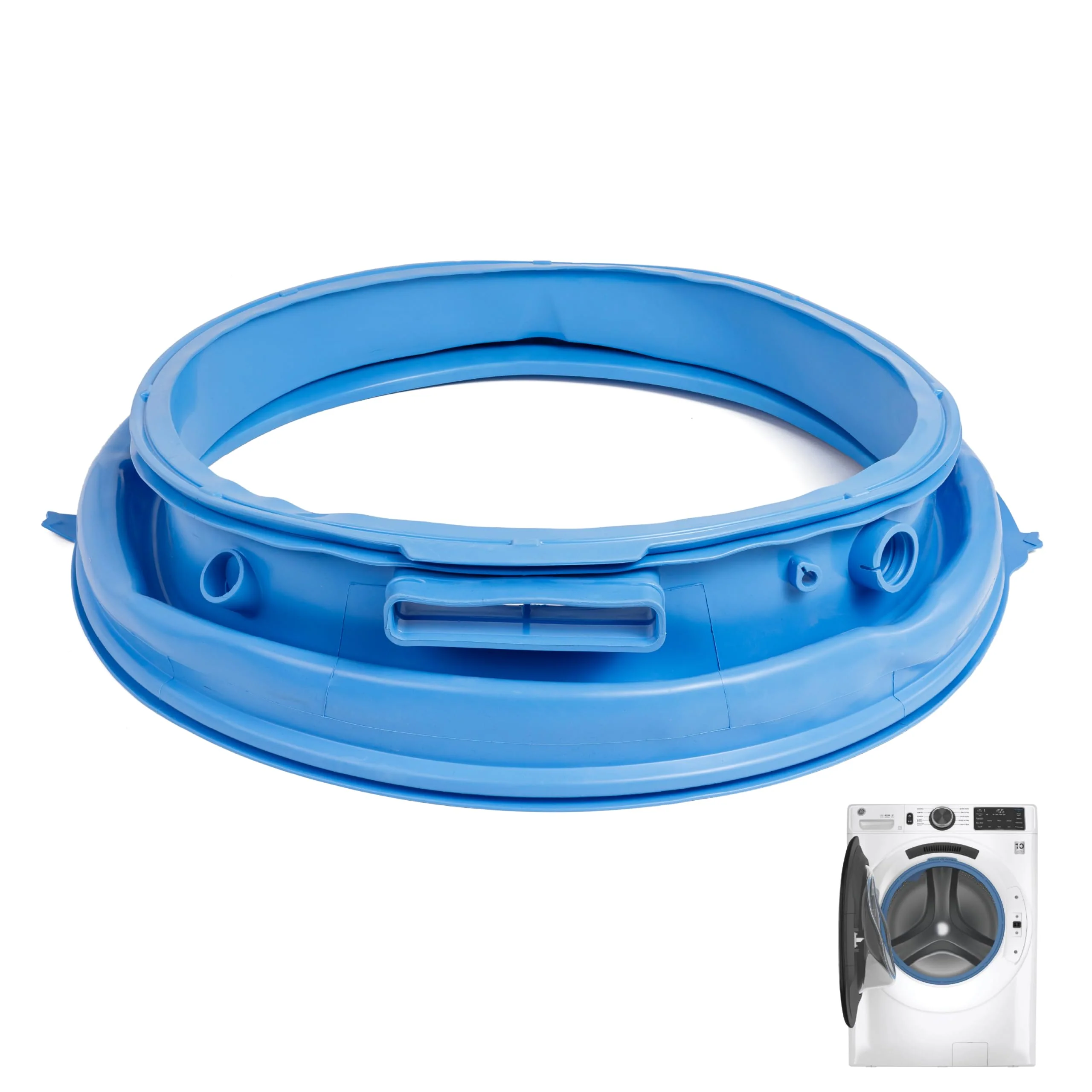 WH05X29521 Washer Door Gasket - For GE GFW550SSN0WW GFW550SSN2WW - Replaces PS12743602 4978358