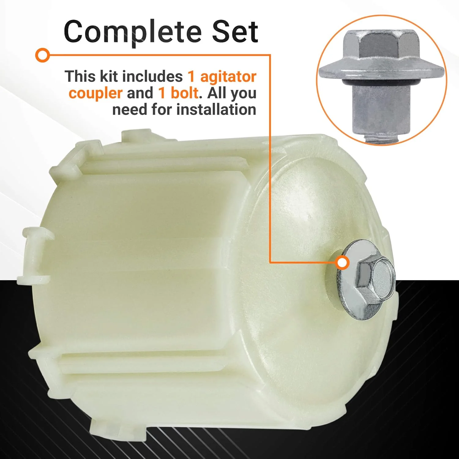 WH49X10042 Washer Agitator Coupler Kit Replacement - For GE Washing Machines - Image 5