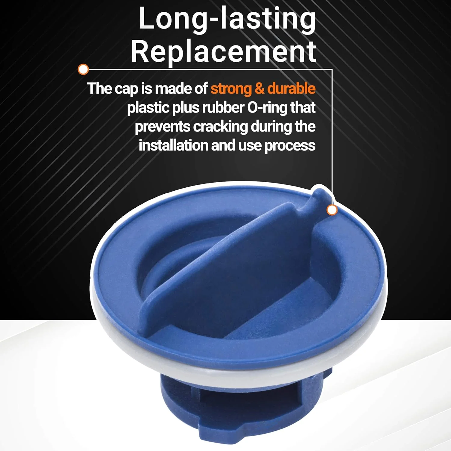 WPW10077881 Dishwasher Rinse Aid Cap - For Whirlpool KitchenAid Dishwashers - 2 Pack - Image 5
