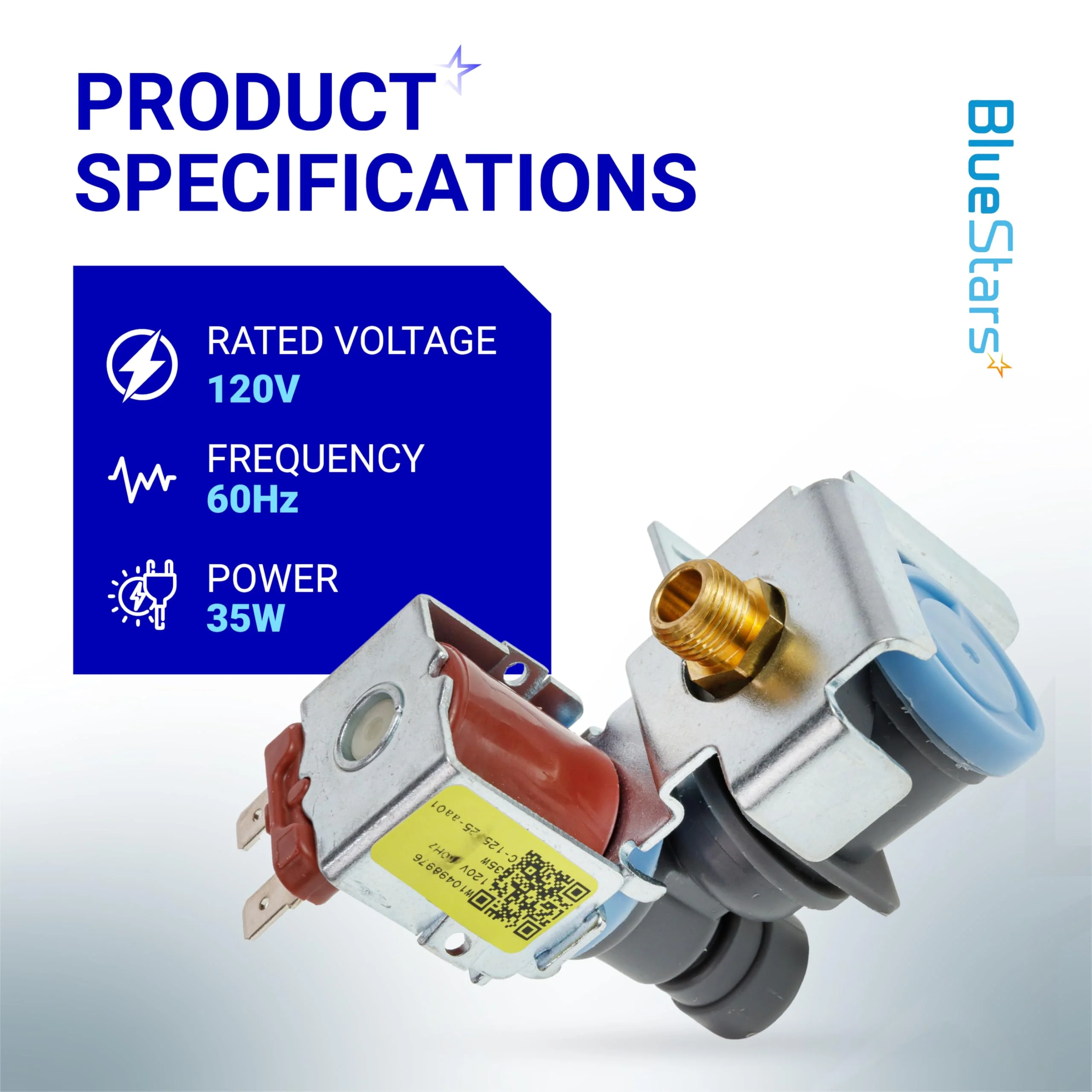 WPW10498976 W10498976 Refrigerator Ice Maker Water Inlet Valve for Maytag Whirlpool Kenmore - Image 3
