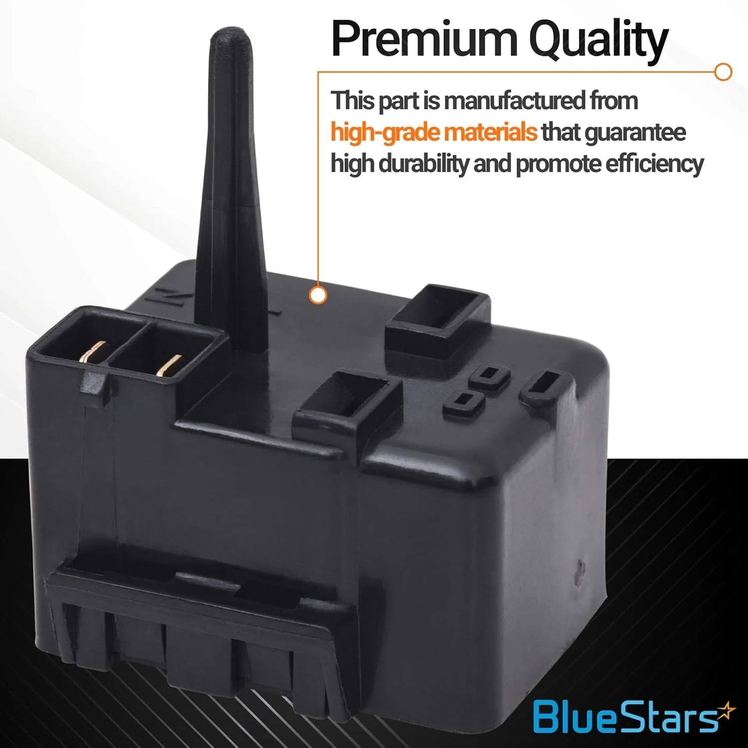 WR07X10097 12uF 250VAC Relay and Overload Assembly Replacement - For GE Refrigerators - Image 5