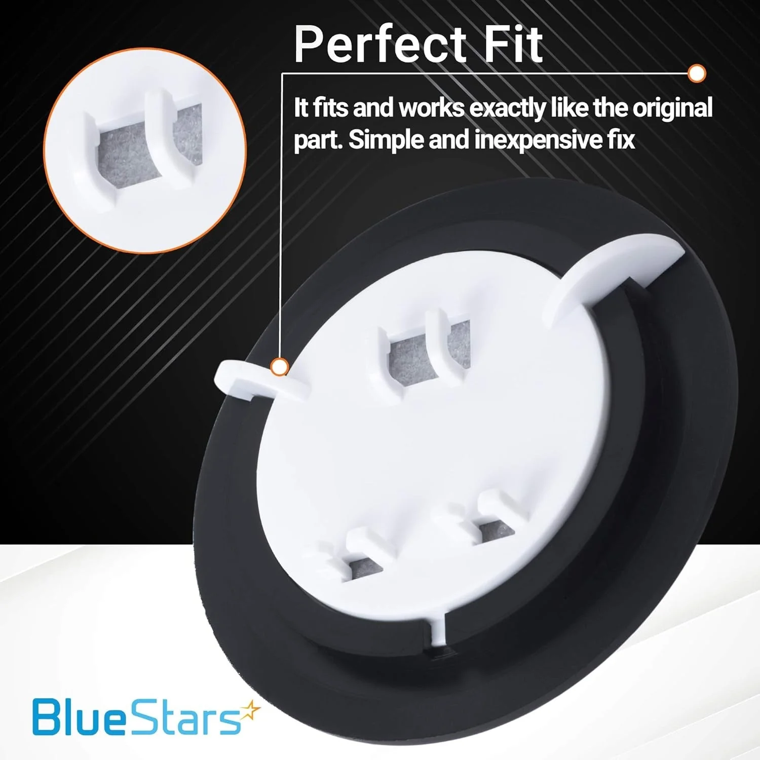 WR17X11653 Refrigerator Ice Dispenser Door Flap Replacement – For GE & Kenmore Refrigerators - Image 4