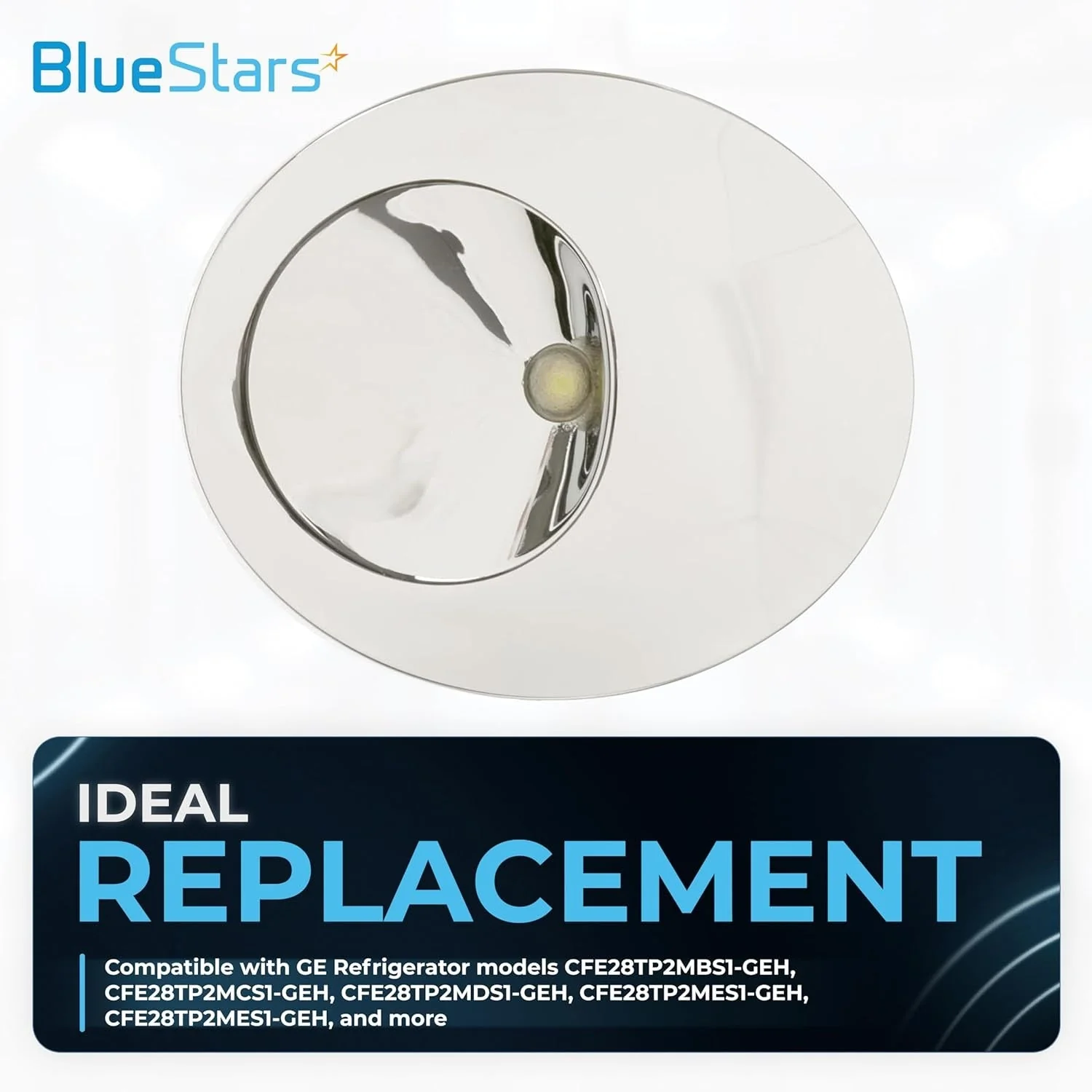 WR55X11132 WR55X25754 Refrigerator LED Light & Cover for GE General Electric Refrigerators - Image 6