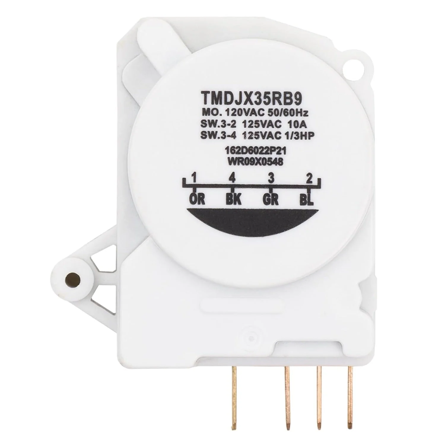 WR9X483 Refrigerator Defrost Timer Replacement - For GE & Kenmore Refrigerators