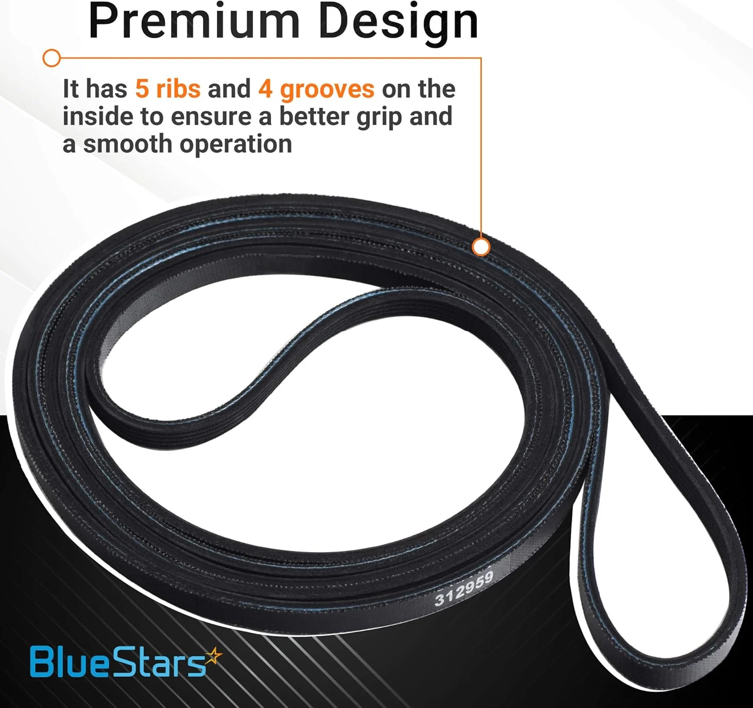 WPY312959 (Y312959 312959) Dryer Belt for Whirlpool Maytag - Image 4